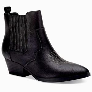 Sun + Stone Grangerr Booties Black Western NEVER WORN